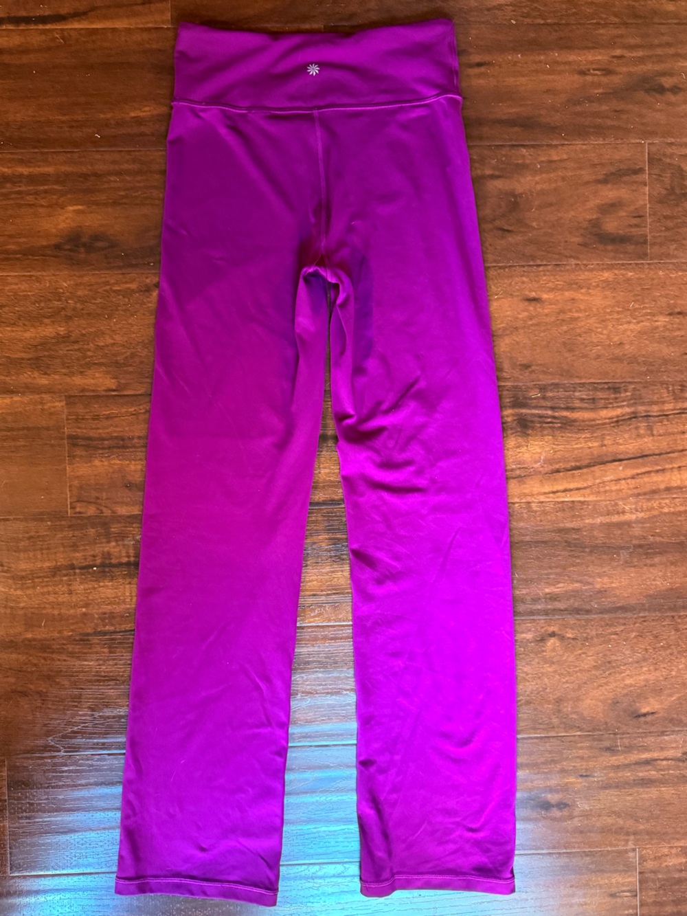 Athleta Elation Ultra High Rise Straight Leg Pant in Plum size small - Picture 3 of 4